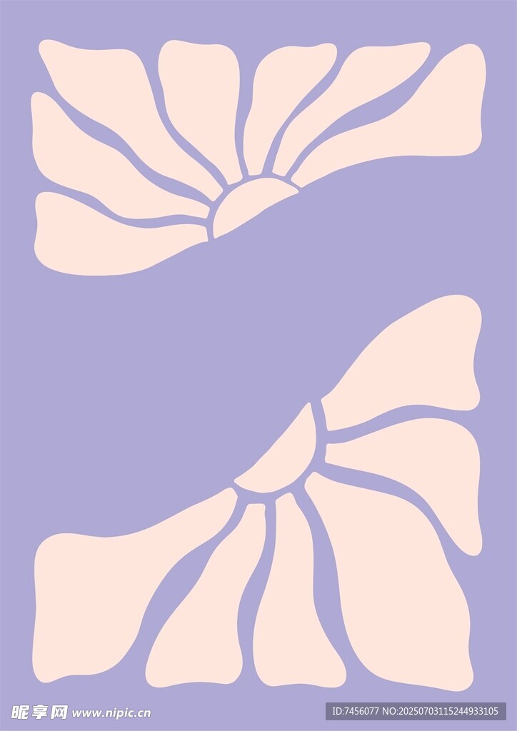 简约花朵图案设计元素