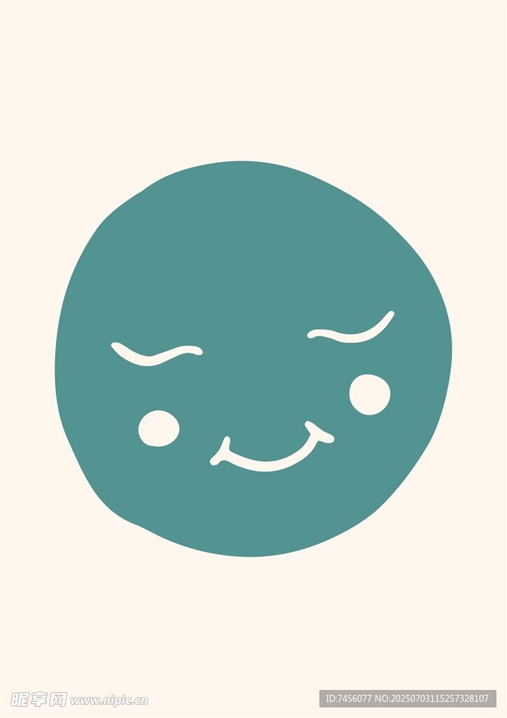 可爱笑脸表情图案