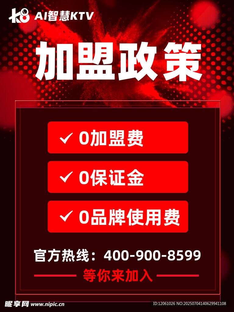 加盟政策展示
