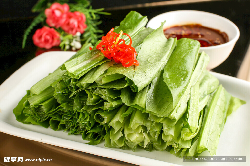 新鲜油麦菜