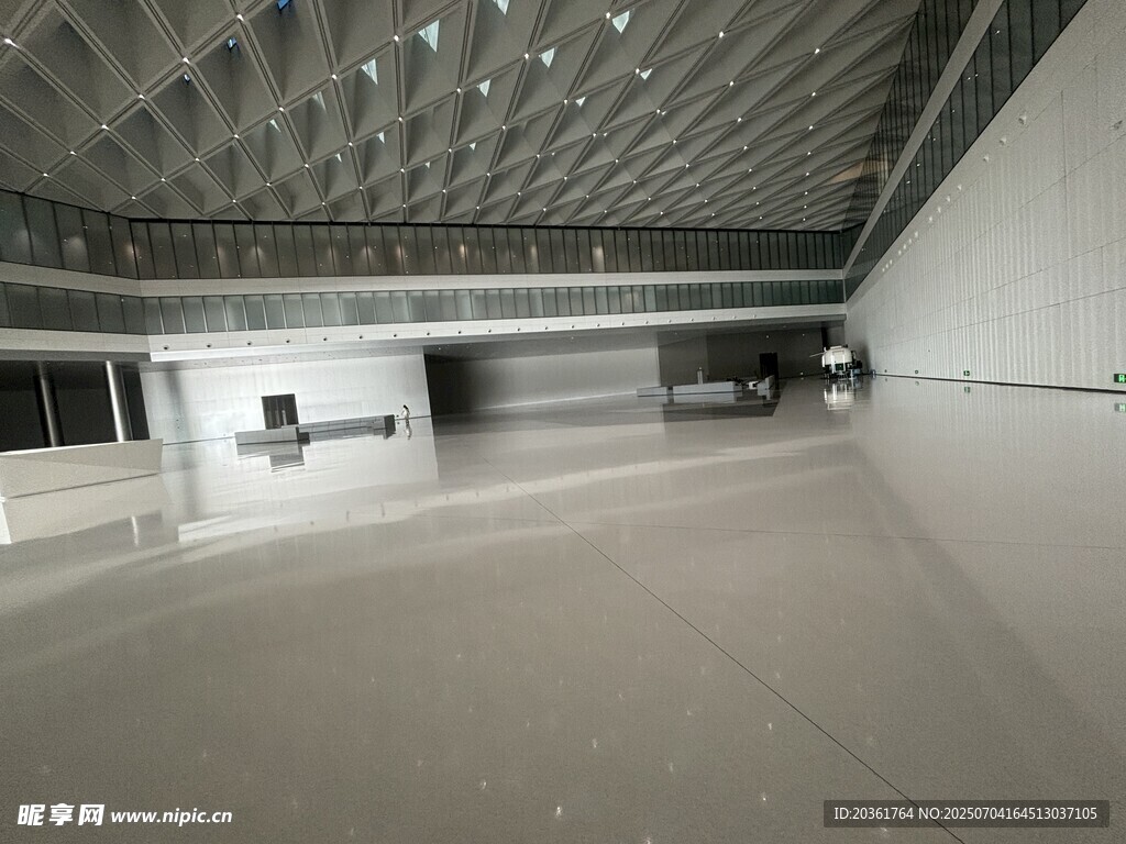 空旷现代室内空间场景