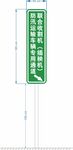 绿色道路指示牌