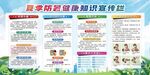 夏季预防中暑展板