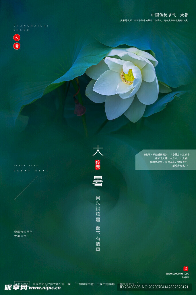 大暑海报