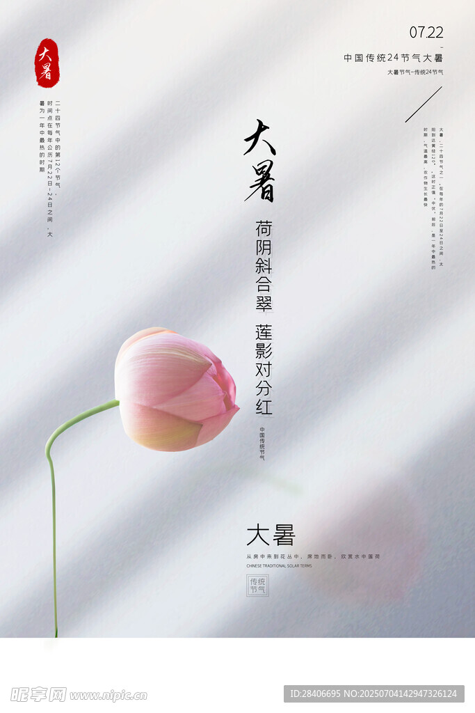 大暑海报