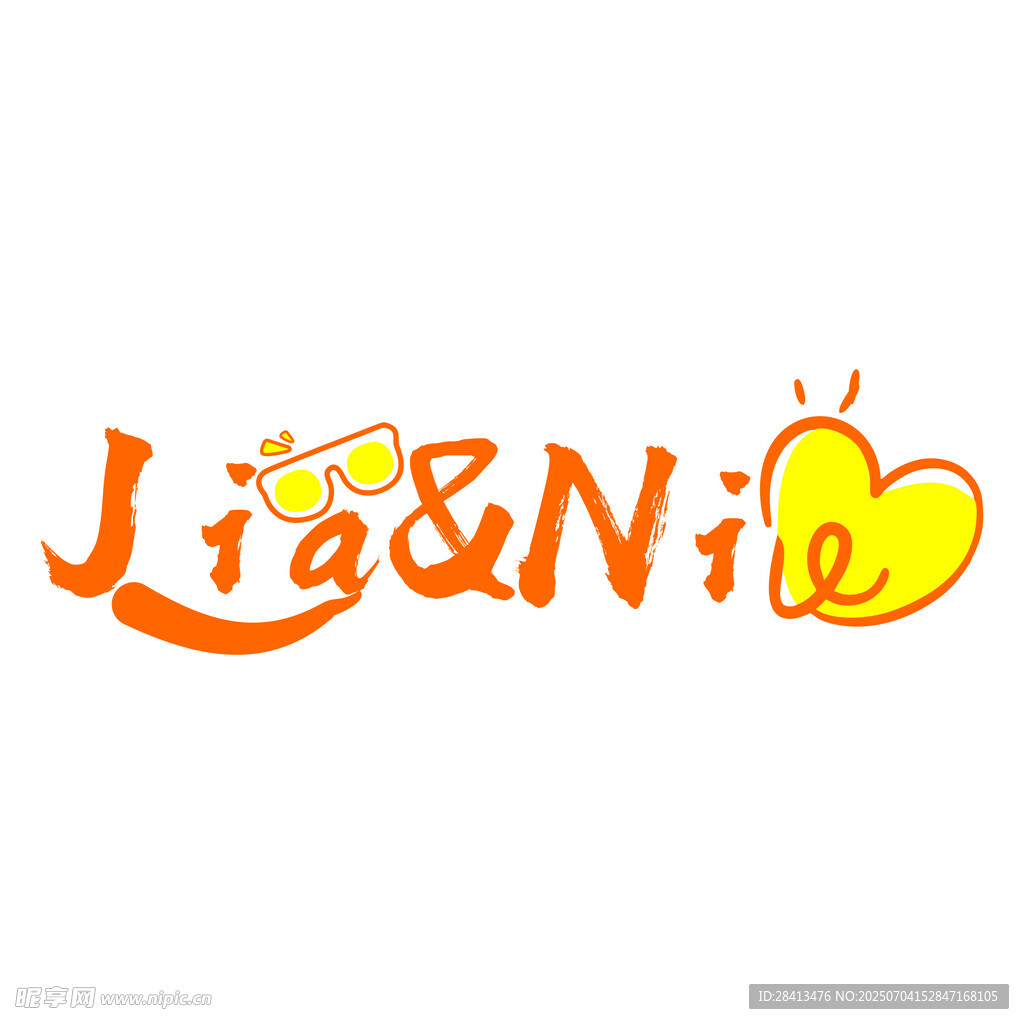 英文字体印花设计