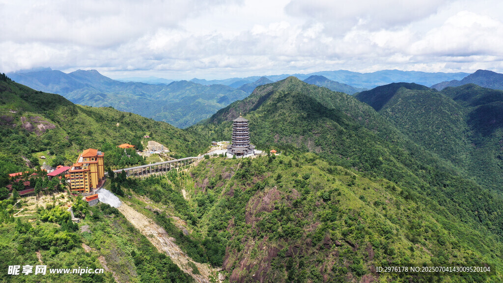山间美景 龙岩 天宫山 大山