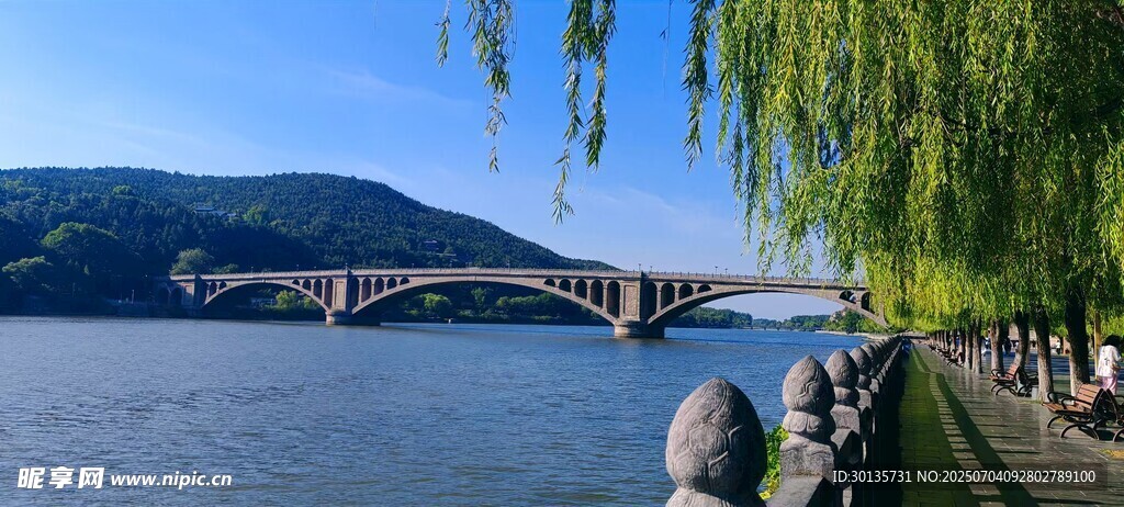 河南洛阳龙门石窟伊河