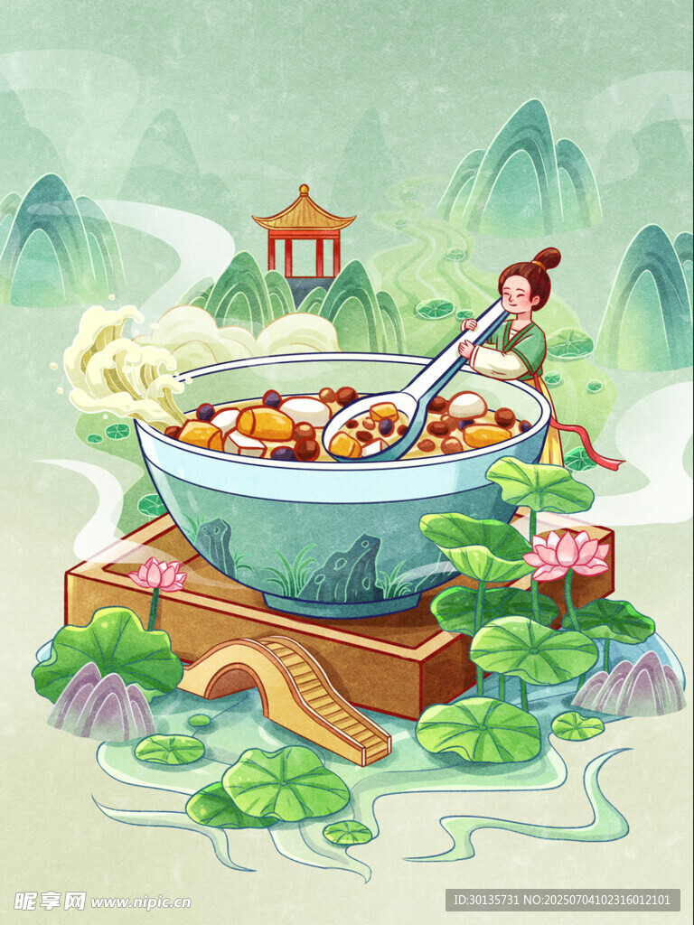 手绘腊八