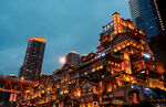 重庆洪崖洞夜景璀璨