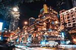 重庆洪崖洞璀璨夜景
