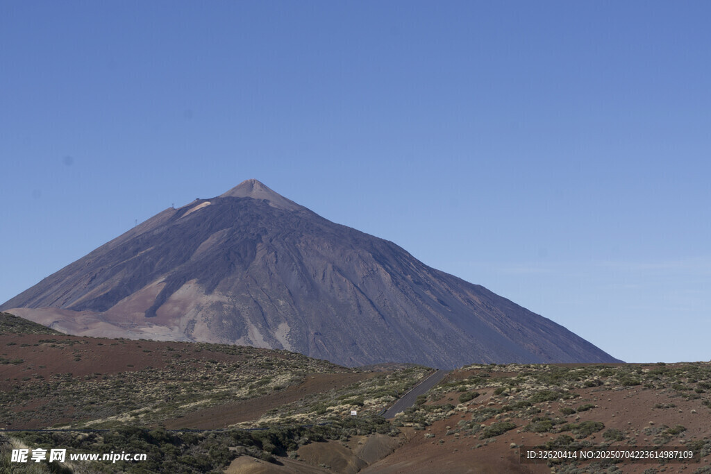 壮丽火山景观