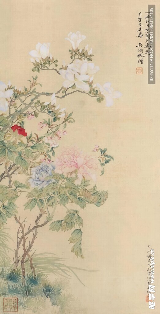 中式花鸟图