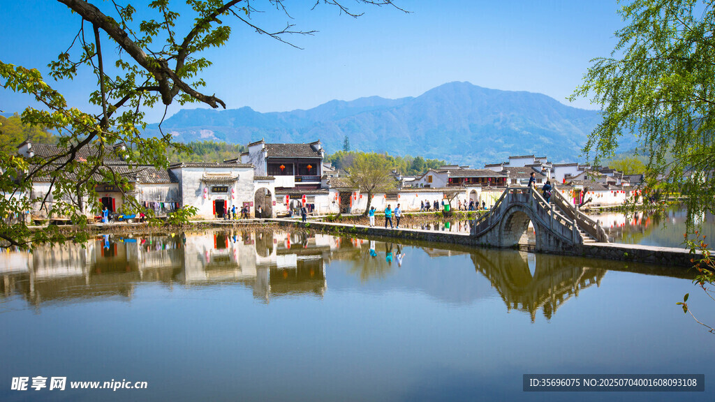 江南水乡古村宁静景致