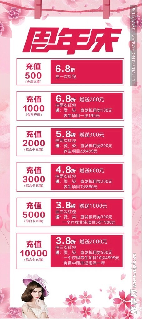 周年庆活动展架