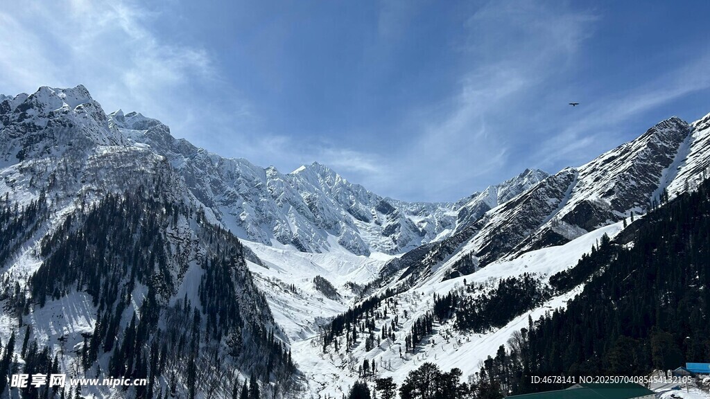 壮丽雪山美景