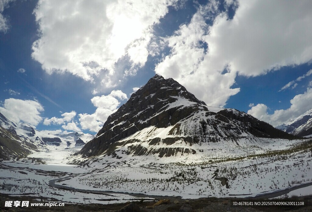 壮丽雪山美景