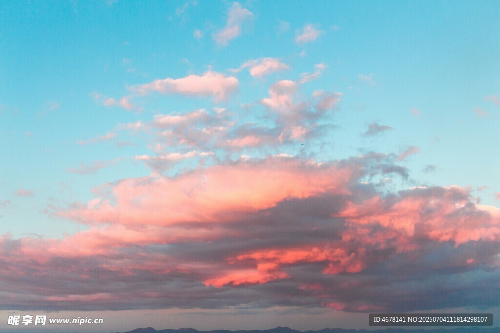绚丽晚霞天空梦幻美景