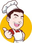 标志 卡通 图案 厨师 