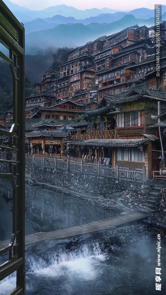 古寨水乡景色