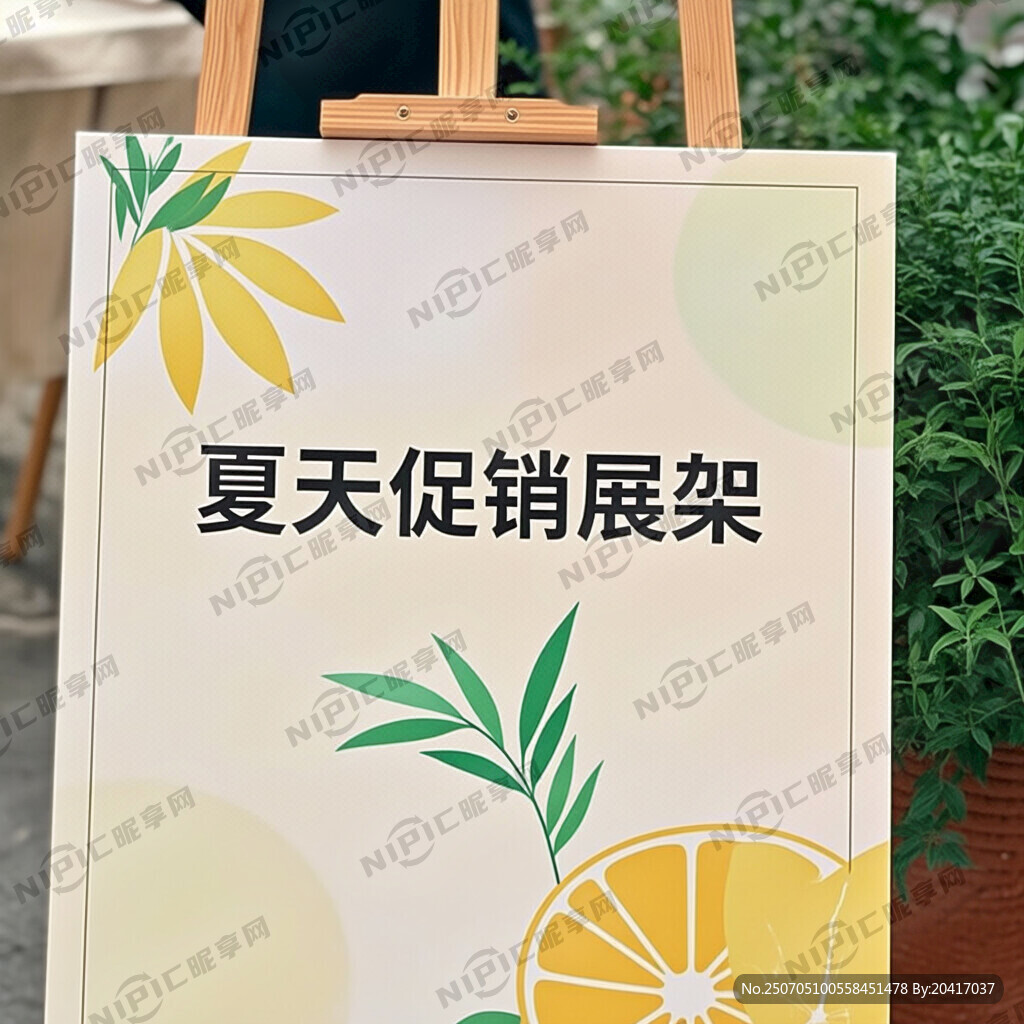 夏天促销展架
