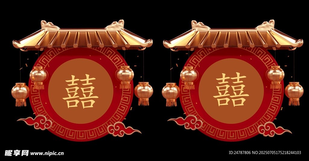 古典喜庆元素背景