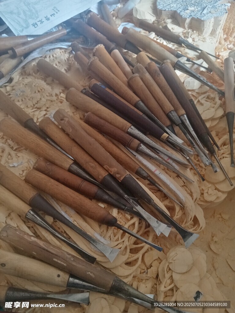 多样雕刻工具展示