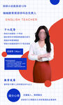 教师简介 灯箱