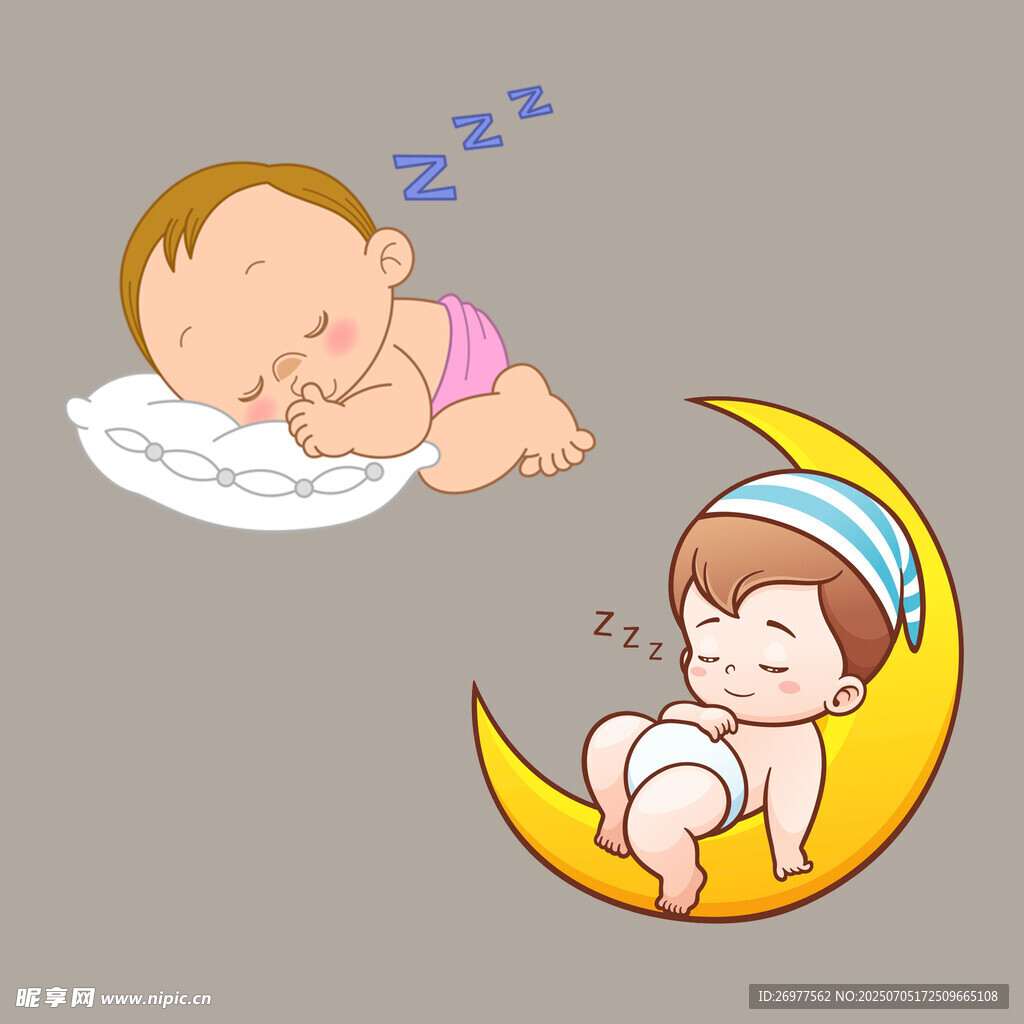 可爱宝宝睡梦中的温馨画面