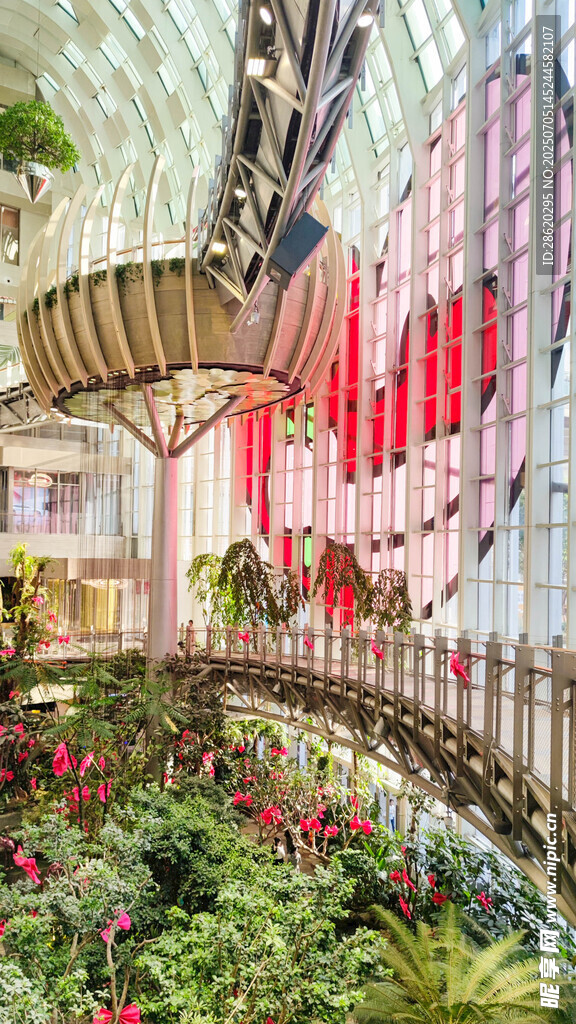 空中花园梦幻花园精致景观桥