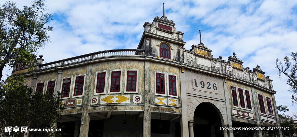 复古欧式风格古典建筑外观
