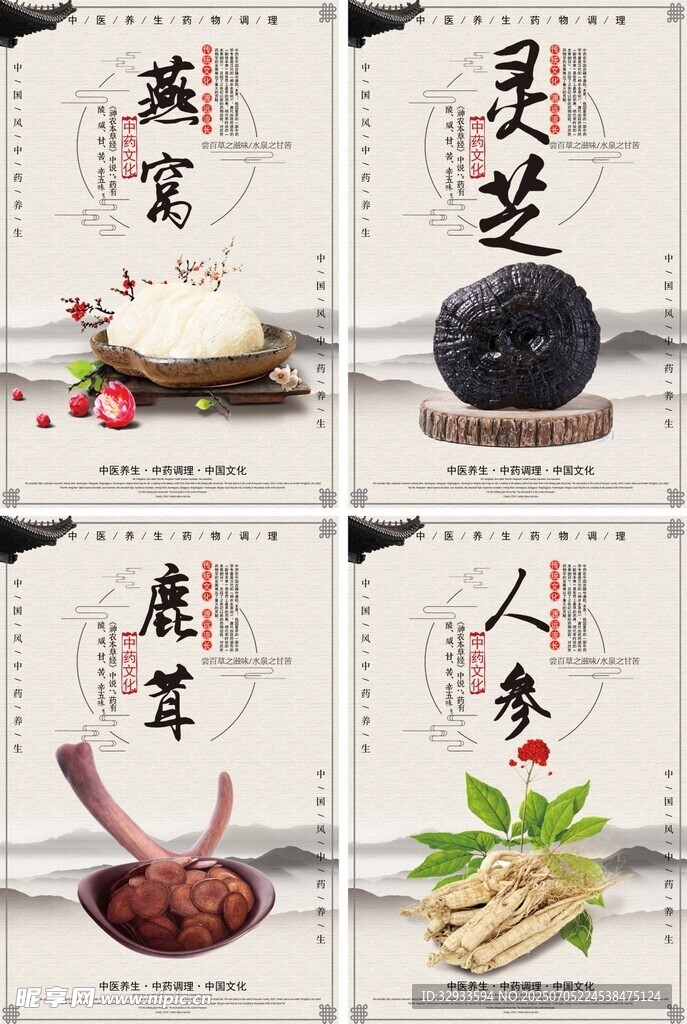 中药中医文化展板