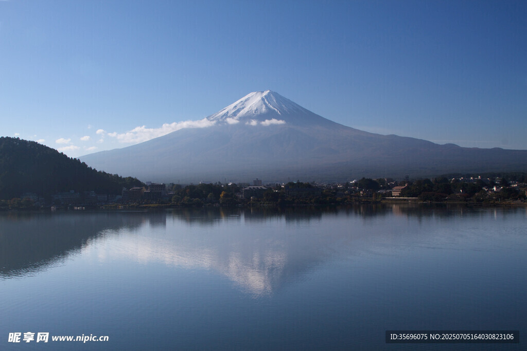 富士山湖畔美景