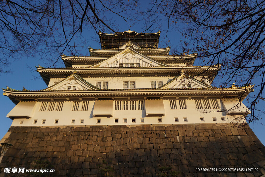 大阪城建筑风貌