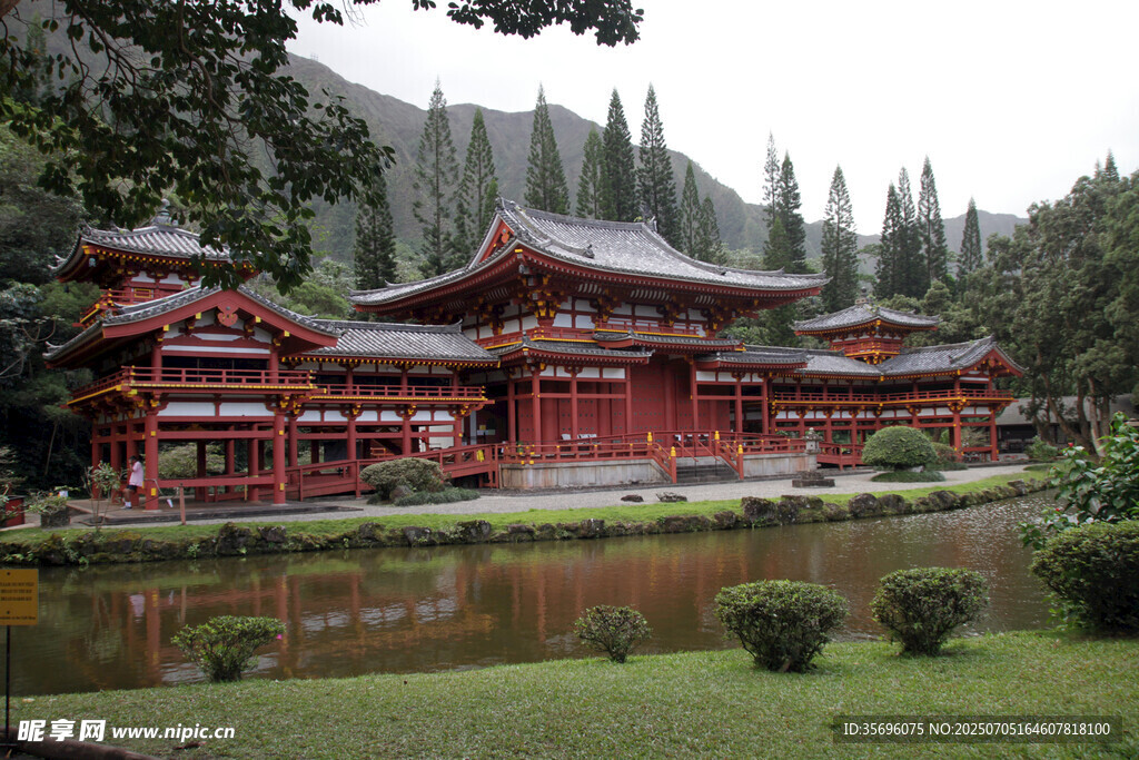 中式古典建筑园林景观