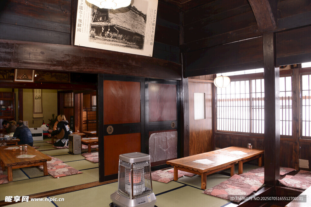 日式传统室内家居场景