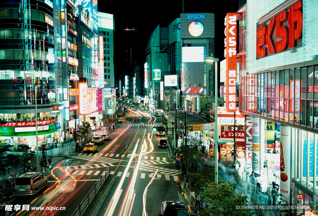 繁华都市夜景