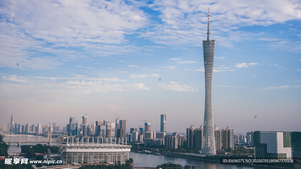 广州珠江新城建筑风光