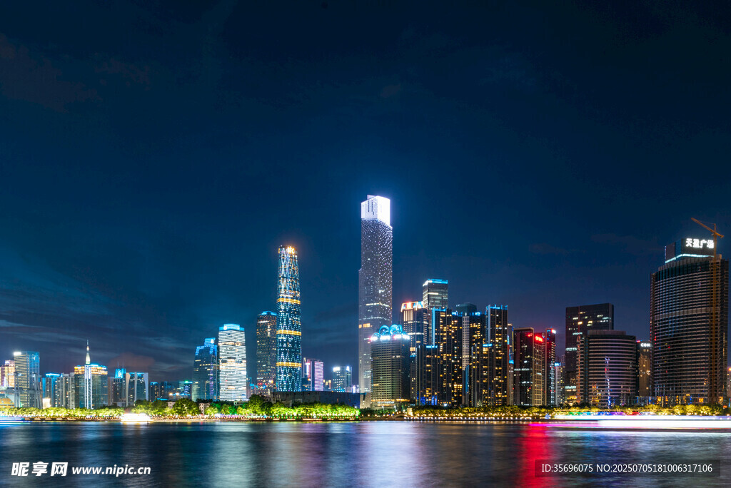 广州城市夜色