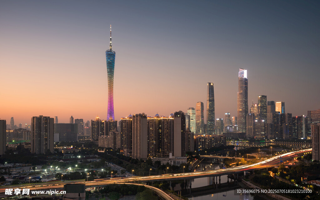 广州城市天际线