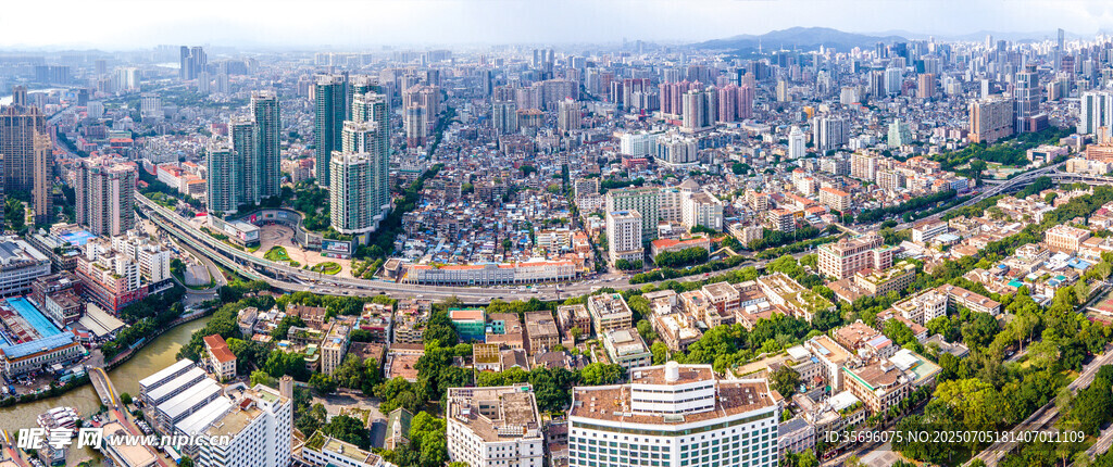 广州沙面公园荔湾区城市建筑