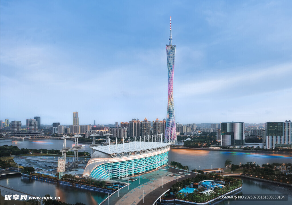 广州市天河区城市风光