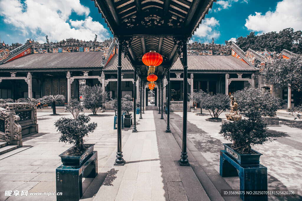 岭南建筑广州陈家祠