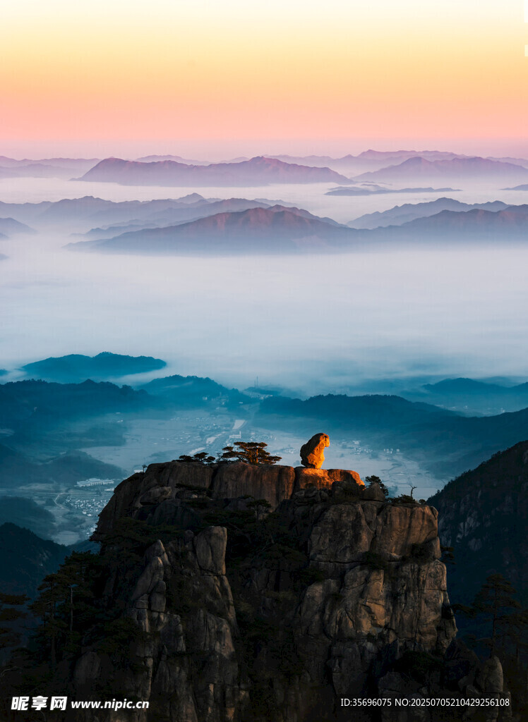 安徽黄山风景图