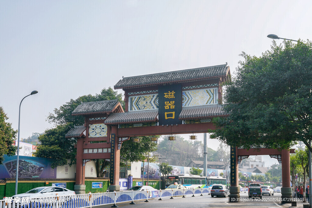 中式牌坊景观