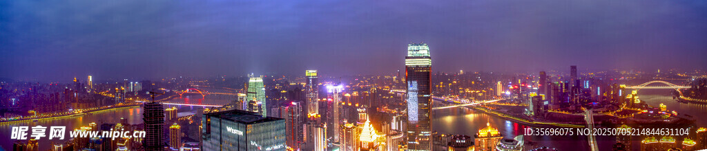 城市璀璨夜景
