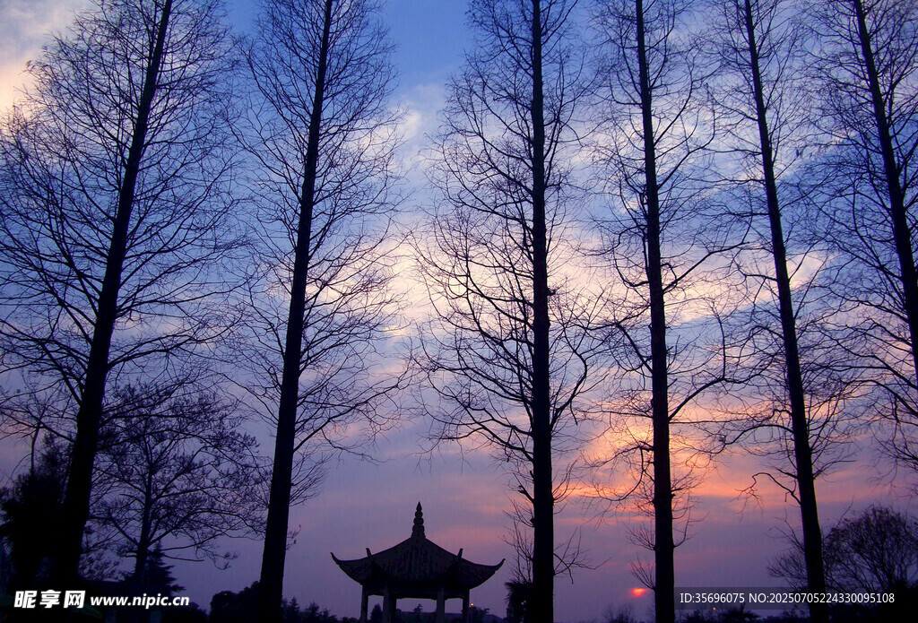 无锡太湖黄昏风景