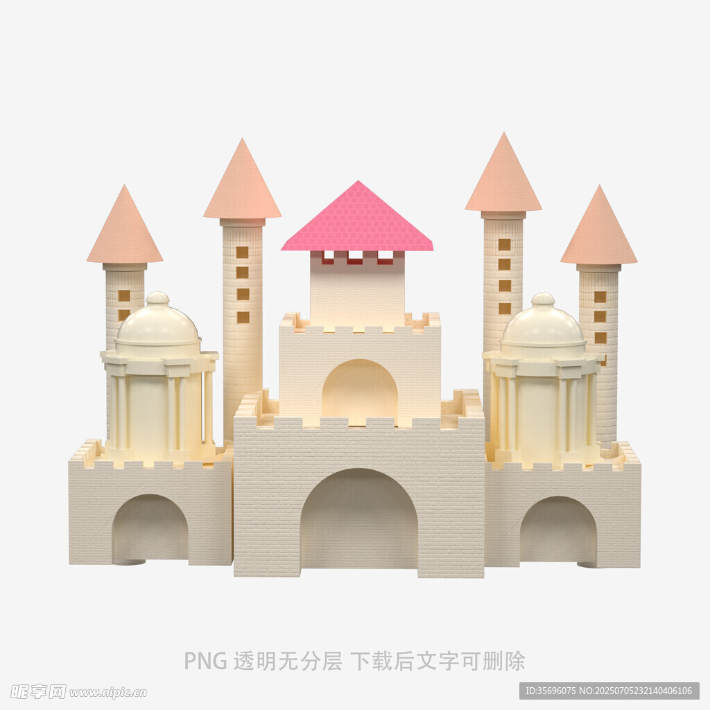 梦幻卡通城堡模型