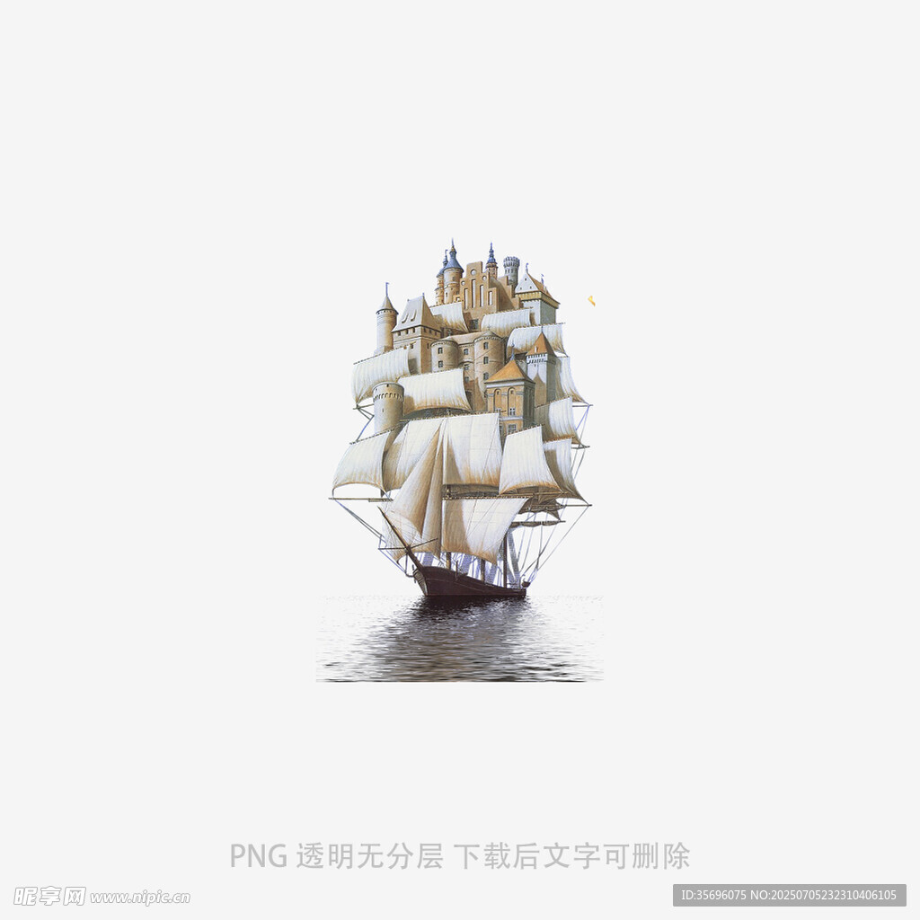 复古帆船模型