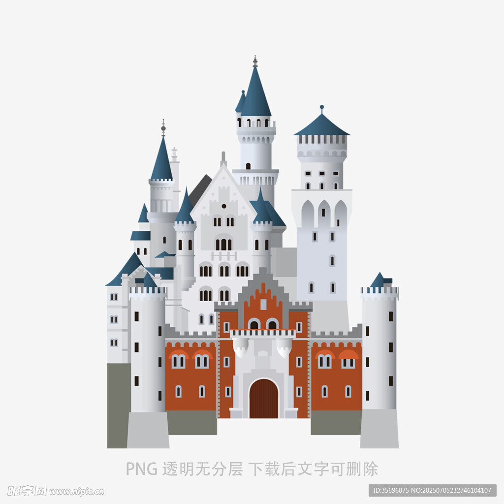 梦幻城堡积木模型